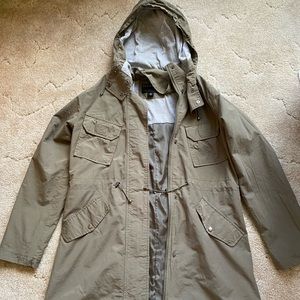 Olive Green Hooded Jacket